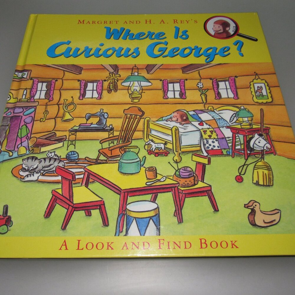 Where Is Curious George? – Margret & H.A. Rey | Look & Find Hardcover Book | HMH